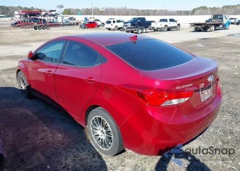 2013 Hyundai Elantra Gls/Limited из США, поврежденный, VIN 5NPDH4AE0DH225605